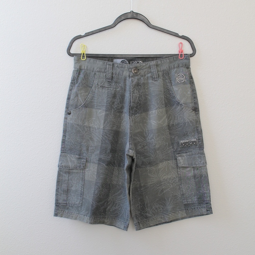 Idios Plaid Hawaiian Shorts